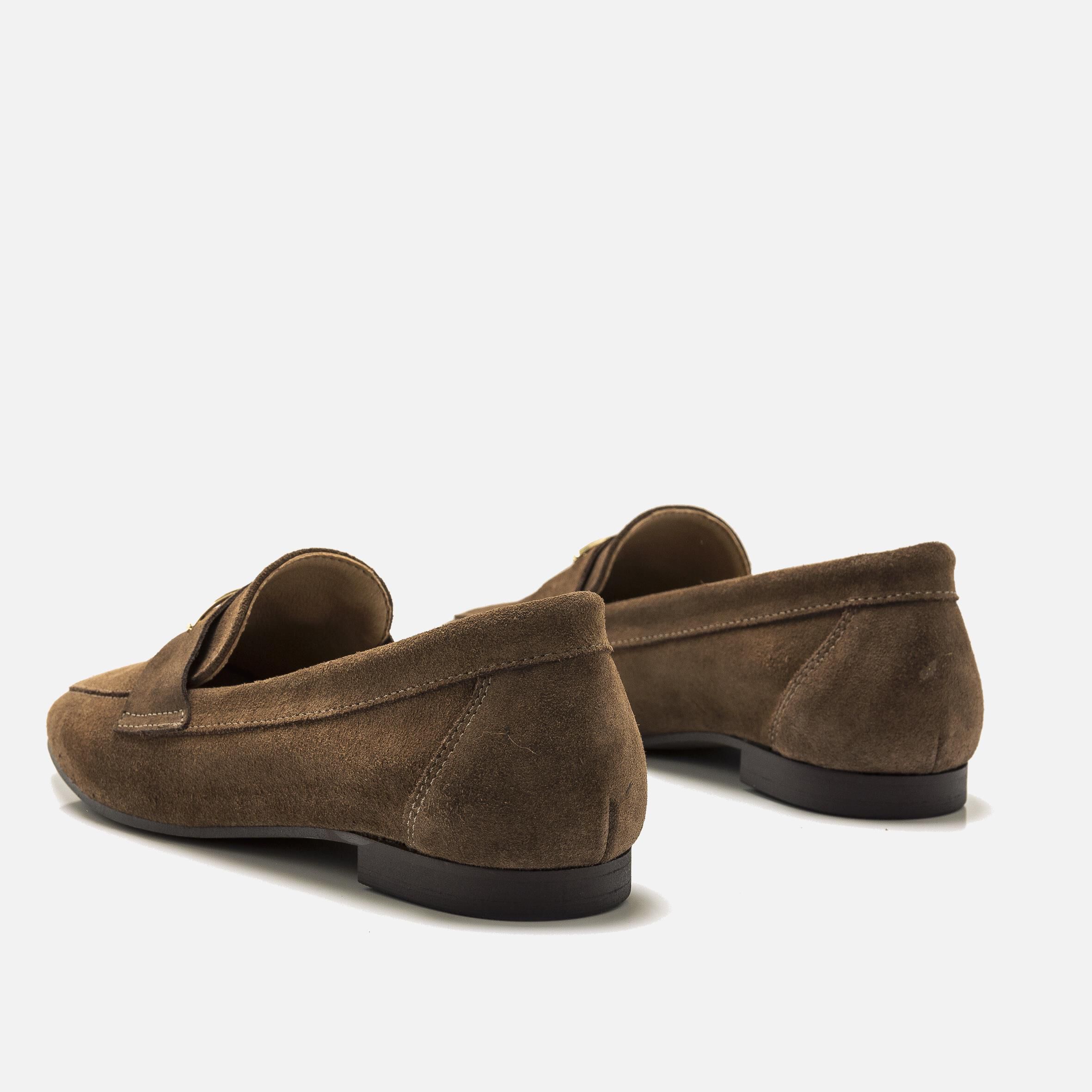 Zapatos planos marrones 2025 mujer